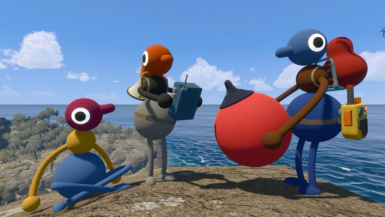 BIG WALK scene used as a local poster for Official gameplay overview